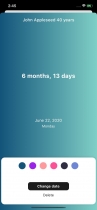 Time to event - iOS App Source Code Screenshot 3
