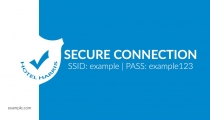 Professional Wi-Fi card template Screenshot 1