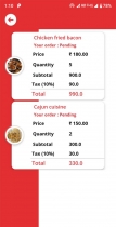 Foodoline - Android App Source Code Screenshot 9