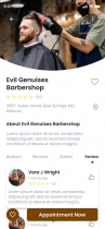 Flutter Barbershop UI Kit Screenshot 21
