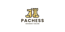 Paper Chess Logo Template Screenshot 1