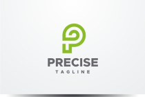 Precise - Letter P Logo Template Screenshot 1