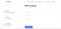 DevFolioX – Responsive Developer Portfolio Screenshot 3
