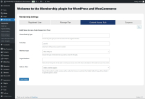 Membership for WordPress And WooCommerce Screenshot 1