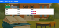 School Management System - PHP  MySQL Screenshot 6