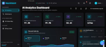 NeuroVisionX – AI Analytics Admin Template Screenshot 2