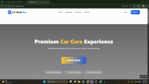 Car Wash Booking System Screenshot 1